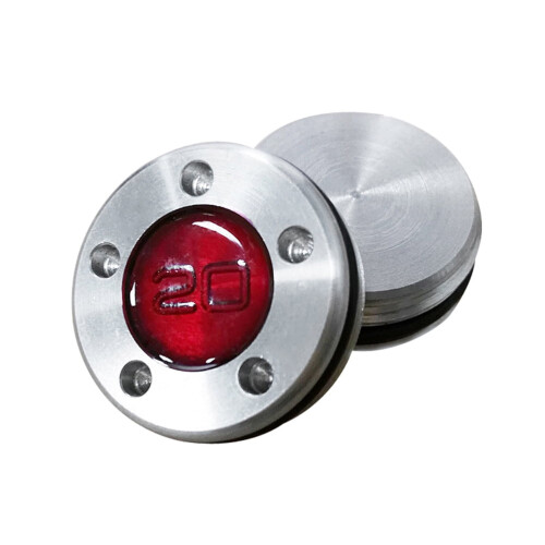 2-Pack Red Golf Putter Weight Set Compatible with Cameron Studio Series for Enhanced Performance