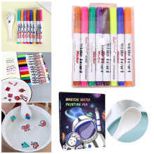 Magical Floating Drawings Bundle Kiddies Create Magical Floating Drawings Bundle Doodle Water Floating Pens (1ml),multicolor,4.41*1.38*5.71