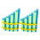 DIY Pan Flute Toy Set ABS Material 2 pcs 6