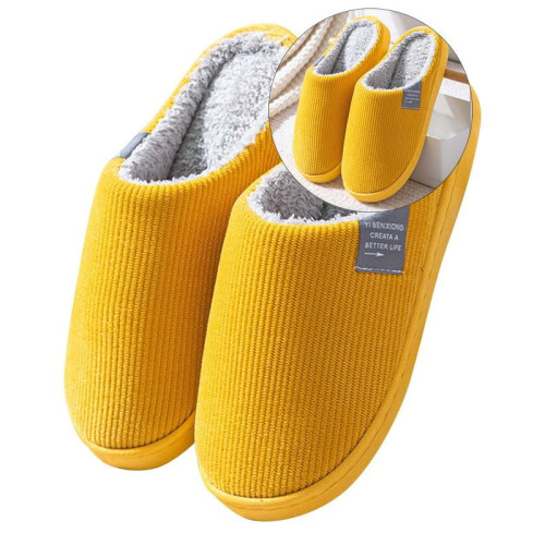 Παντόφλες Yoloke Memory Foam, άνετες παντόφλες σπιτιού για εσωτερικούς και εξωτερικούς