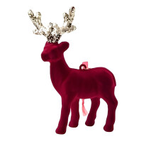 Set di statuine decorative natalizie a forma di renna