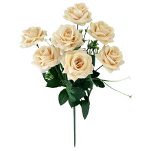 Kunstig rosebuket7-stilke kunstige blomster