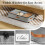 CNF Under Bed Storage with Wheels, 2 Pack Rolling Bins with Adjustable Dividers & Clear Window, Grey 6
