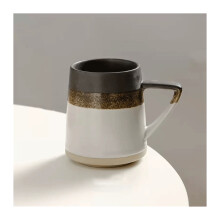 Vintage keramisk kaffekopp med stor kapasitet