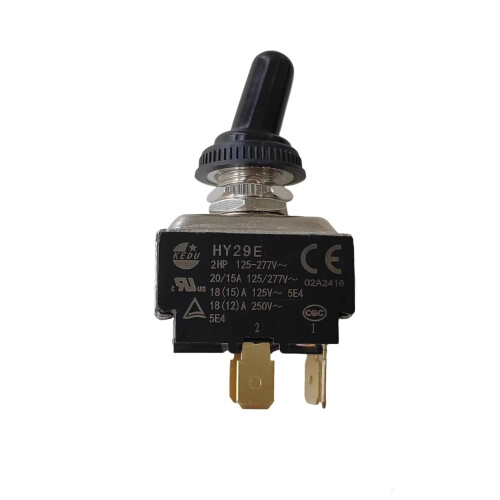 Interruptor de alavanca com capa de silicone, 4 pinos, 20A, 125V