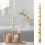 Bow-Printed Taper Candle, Smokeless, 25 cm, Yellow 5