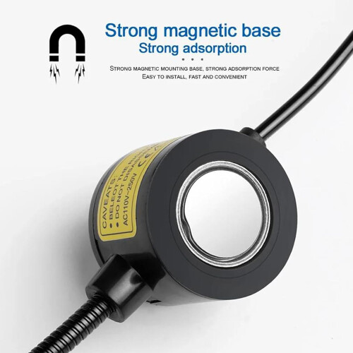 Φως Ραπτομηχανής USB, Εύκαμπτος Λαιμός Gooseneck 30 LED με Μαγνητική Βάση – Συμβατό με 1