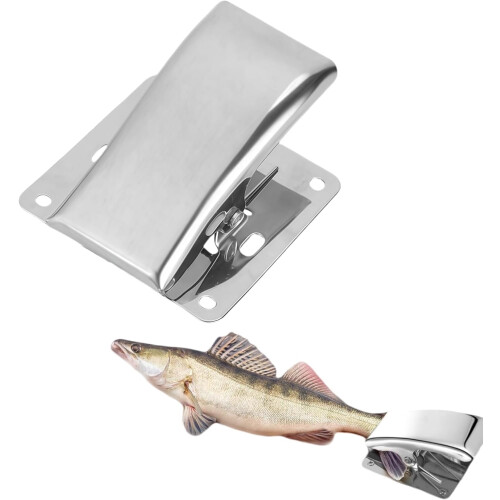 Fisketang i rustfrit stål med læbegreb og hale