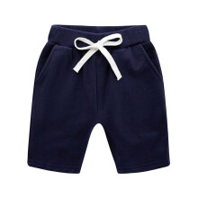 Småbarnsshorts for gutter og jenter, vårsommer, nye, ensfargede, elastiske, fritidsbukser, størrelser 1-9 år