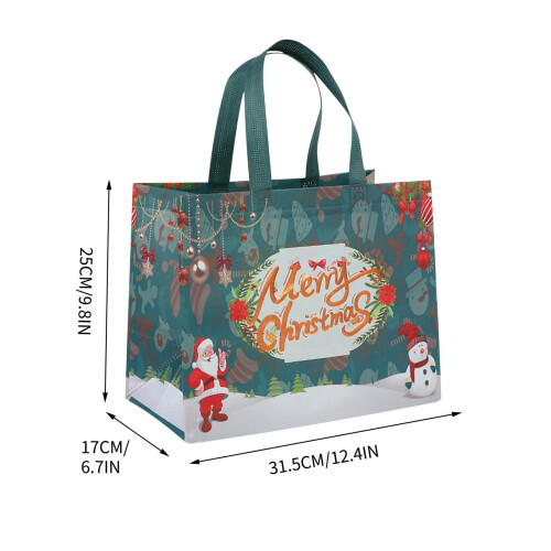 Wiederverwendbare Weihnachtsgeschenktüten – Vliesstoff, 32 cm 2