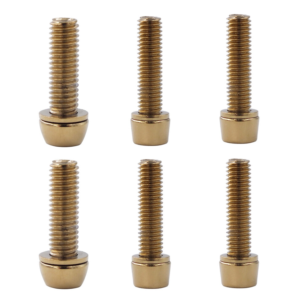 Bicycles Handlebar Screw Colorful Steel M5/6X20mm Bike Handle Stem Risers Screws In Bolts 9027700033955