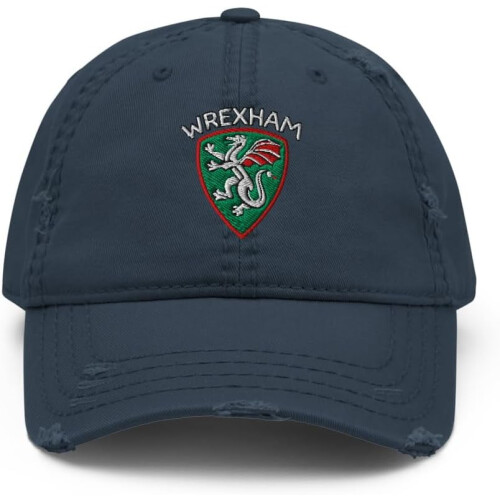 Wrexham AFC Dragon Dad Hat Unisex Bomuld