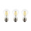 A15LED Edison lamp helder wit, equivalent aan 60W, 3 stuks 1