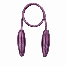 Embrasses de rideaux violettes à forte tenue (2 pièces)