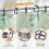 C-Shaped Clear Shower Curtain Rings, 24-Count 2