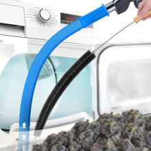 Zestaw do czyszczenia otworów wentylacyjnych suszarki, niebieski, 2-częściowy, uniwersalny adapter węża