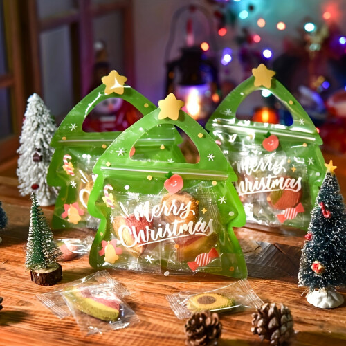 Weihnachtsbaum-Geschenktüten für die Feiertage (10er oder 25er Packung) 2
