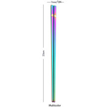 1Pair Chopsticks,metal chopsticks, kids chopsticks,stainless steel chopsticks,korean chopsticks Length 23cm Colorful