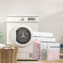 Honeycomb Delicates Bags for Washing Machine, Heavy Duty Lingerie & Travel Storage Bags, 3 Pcs, Multi-Size