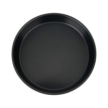 8-inch Nonstick Carbon Steel Pizza Pan – Baking Tray for Pizza, Bread & Cookies, 1pc, compatible with home ovens