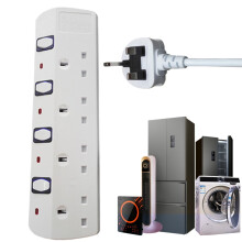 Uk Travel Plug Adapter Travel Strip with Multisocket Multiple Sockets and Independent Switches Surge for Travelers Global Trips Singapore practical