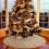 Jupe de sapin à paillettes dorées 76 cm 4