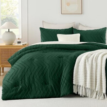 Komplet pościeli Emerald Green Queen Boho Forest 3-częściowy