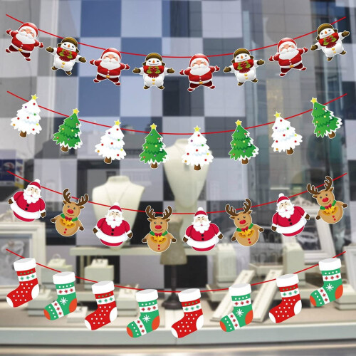 Weihnachtsgirlande aus Papier, 4-teilig 1