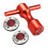 2-Pack Red Golf Putter Weight Set Compatible with Cameron Studio Series for Enhanced Performance 3