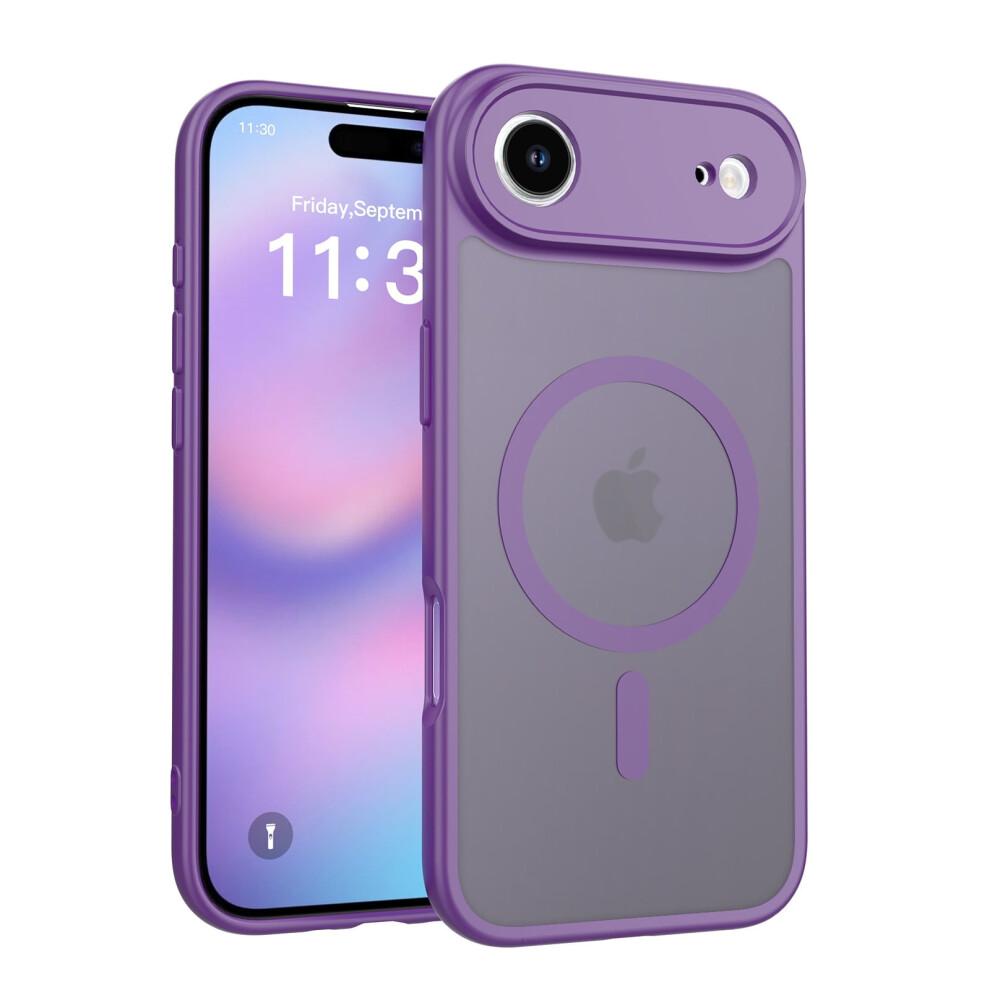 Compatible With Iphone 17 Air Magnetic Case, Magsafe-Compatible, Full Lens Protection, Military-Grade Drop Resistance, Translucent Matte Slim Rugged 9422877886036