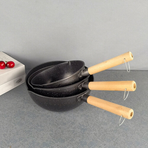 Black Non-Stick Saucepan for Home Use, 1 Piece 2