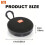 Enceinte portable sans fil avec fonction mains libres 3