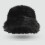 Set da donna composto da cappello e sciarpa in maglia, colore nero. 5