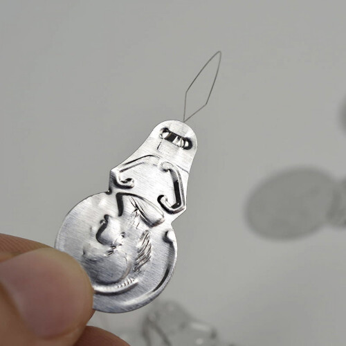 50Pcs Bow Wire Needle Threader Stitch Insertion Machine Hand Sewing Thread Tool 2