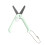 Mini Folding Scissors with Keychain, Portable Retractable Pocket Scissors for Crafting, Scrapbooking – Compatible with Sharp 2
