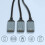 Yammee Πολλαπλής Χρήσης USB C σε Διπλό Προσαρμογέα USB A Hub, Σύνδεση Πληκτρολογίων και 6