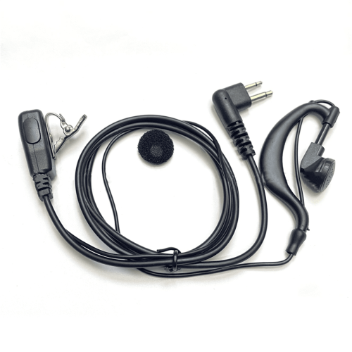 Căști walkie-talkie cu dop pentru ureche, microfon și mufă M 1
