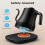 Electric Kettle Stainless Steel 0.8L Temperature Control 3