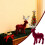 Set di statuine decorative natalizie a forma di renna 2