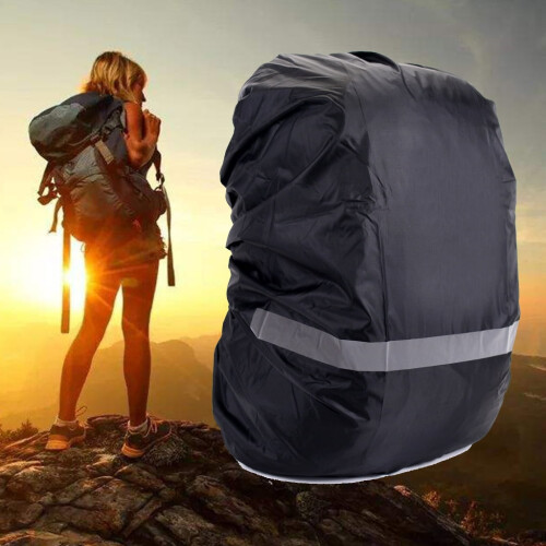Waterproof Backpack Rain Cover with Reflective Strip 2