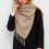 Écharpe Pashmina pour femme, châle doux et uni marron à franges 5