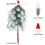 Albero di Natale artificiale compatto da scrivania12 3