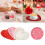 Heart Shaped Paper Doilies 8 Inch Pack of 100 2