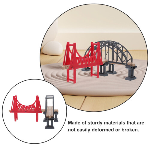 Wooden Train Set Accessories Model 2 Pieces 2