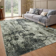 200x290cm Traditional Rug-Grey Abstract Cashmere Rug