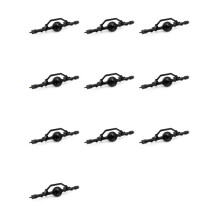 10X Asse Posteriore Completo In Metallo per 1/10 RC Crawler YotaII Yota 2Generazione D90 2Generazione Accessori RC Nero
