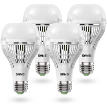 Ampoules LED YANTON 2500LM 18W 5000K Lumière du jour, non dimmables, durée de vie 25 000 h, économie d'énergie, blanc brillant, lot de 4
