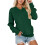 Fleece Pullover Sweatshirt Blød Termisk Vintertop 1Pak 1