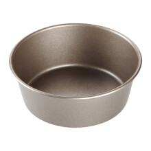 Moule à gâteau facile à nettoyer, moule à dessert rond en acier au carbone texturé, cadeau idéal pour les passionnés de pâtisserie