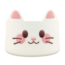 Protection en silicone en forme d'animal mignon pour gobelet, couvre-tasse, accessoire pour gobelet, évite les rayures et le bruit, compatible avec